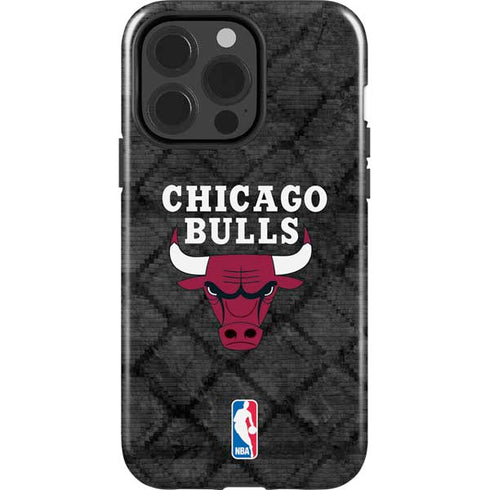NBA Chicago Bulls Dark Rust iPhone 15 Pro Impact Case